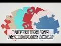 Exploding Box Card - 6 Different Heart Bases