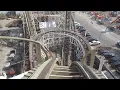 Cyclone front seat on-ride HD POV Luna Park Coney Island NYC