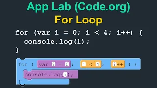 For Loop - App Lab Code org