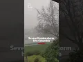 Severe thunderstorm hits Columbia Missouri