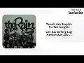 Lagu THE RAIN - Bermain Dengan Hatiku (Official Lirik Video)