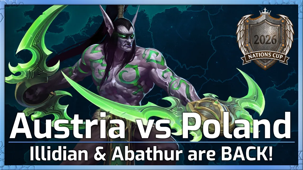 Austria vs Poland - Illidan & Abathur are BACK! - Nations Cup Groups - Heroes of the Storm
