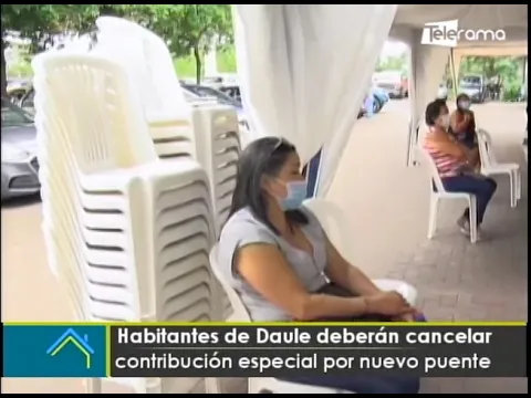 Habitantes de Daule deberán cancelar contribución especial por nuevo puente