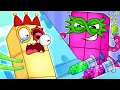 Download Lagu Oh No! Numberblocks 8 Don't Hurt Me -  Numberblocks Funny Animation