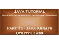 Java array utility class