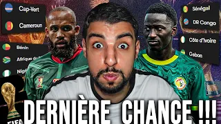 QUI SERONT LES DERNIERS QUALIFIÉS A LA COUPE DU MONDE 2026 ?!!