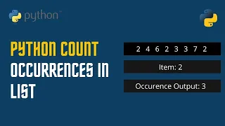 Python Count Occurrences of an Item In A List-FAQ