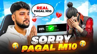 SORRY Pagal M10 !!💔 Real Pagal M10 Call Recording EXPOSE✅😱