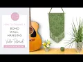 Boho Wall Hanging Crochet Pattern Modern Stylish Crochet Wall Art