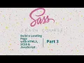 SASS Crash Course - Build Landing Page with SCSS part 3