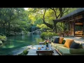 (NO ADS) Warm Morning Jazz in Summer Coffee Ambience ⛵Relaxing Jazz for Work , Study