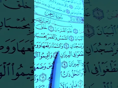 سورة الرحمن..تلاوة الشيخ ماهر المعيقلي # #quran #قرآن #short #vidio_islamic_video