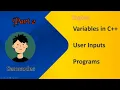 Variables User Inputs Part 2
