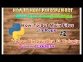 How to set main files to pyrogram bot telegram pyrogram bot how to set commands to bot