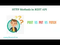 HTTP Methods POST vs PUT vs PATCH why POST is not Idempotent difference between PUT PATCH