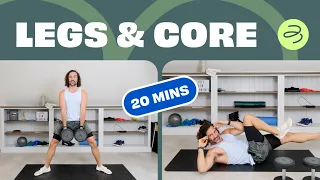 20 Minutes Legs & Core | Joe Wicks Workouts