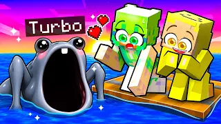 Fingí ser un BEBÉ SEA EATER en una Balsa!