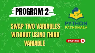 Swap Two Variables Without Using Third Variable in Python Python Program 2