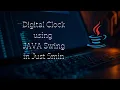 Digital Clock in Java Using Swing Real-Time Clock JAVA Mini Project