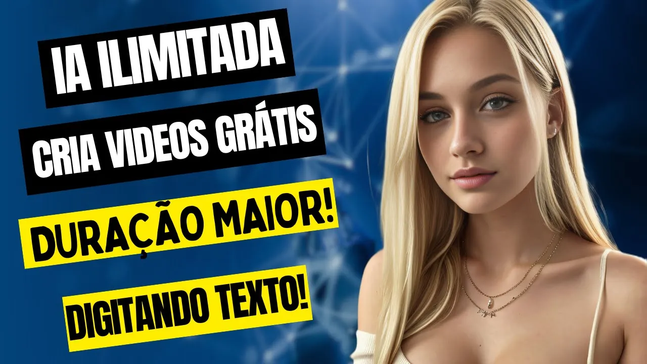 INTELIGÊNCIA ARTIFICIAL CRIA VIDEOS DE MAIOR DURAÇÃO GRÁTIS DIGITANDO TEXTO CRIA IMAGENS SEM LIMITAÇ