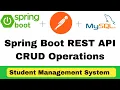 SpringBoot REST API CRUD Operations using Spring Data JPA Postman MySql