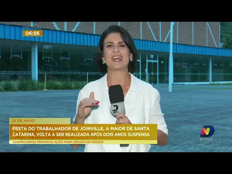 Joinville: Festa do Trabalhador volta a ser realizada após dois anos