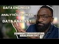 Data Engineer vs Analytics Engineer vs Data Analyst Quel metier choisir en 2025