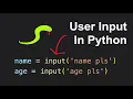 Prompting For User Input With input - Python From Zero To One