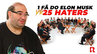 1 FÃ DO ELON MUSK X 25 HATERS | FT. SÉRGIO SACANI