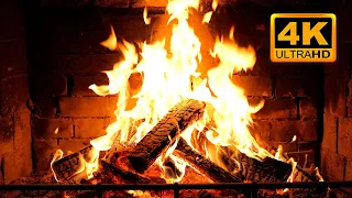 Fireplace 4K UHD Fireplace With Crackling Fire Sounds Fireplace Ambience 