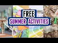 MUST TRY - Fun FREE Kid Activities for Summer