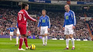 The Day Ronaldinho Showed Zidane & Beckham Who Is The Boss