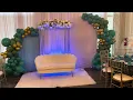 Teal Gold and White Graduation Decor