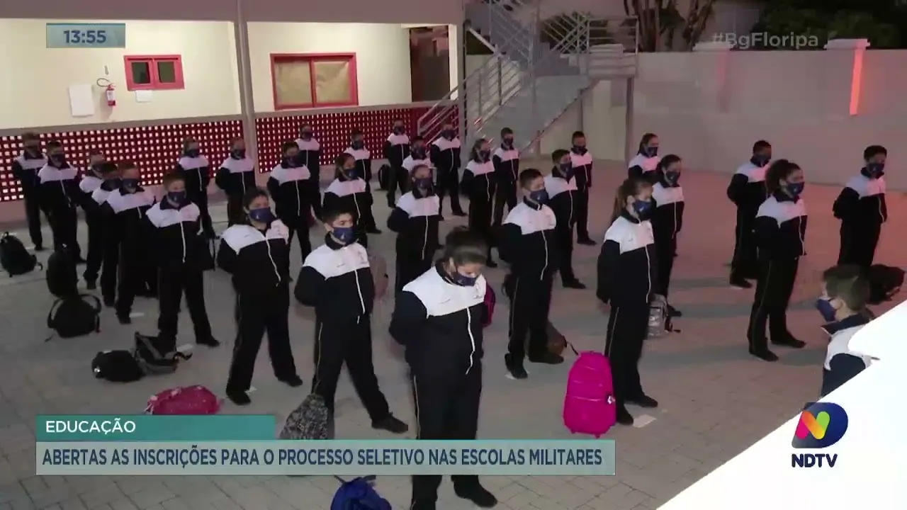 Estão abertas as inscrições para o processo seletivo nas escolas militares de SC