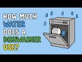 How much water does a dishwasher use
