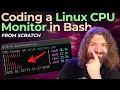 Building a Linux CPU Monitor in Bash From Scratch small htop-like clone using the proc filesystem