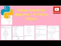 Python program to display pyramid half pyramid hourglass diamond star pattern