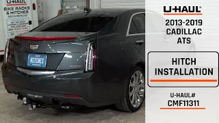 2013-2019 Cadillac ATS U-Haul Trailer Hitch Installation CMF11311
