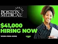 Boston Medical Center is Hiring Work-From-Home Jobs No Degree