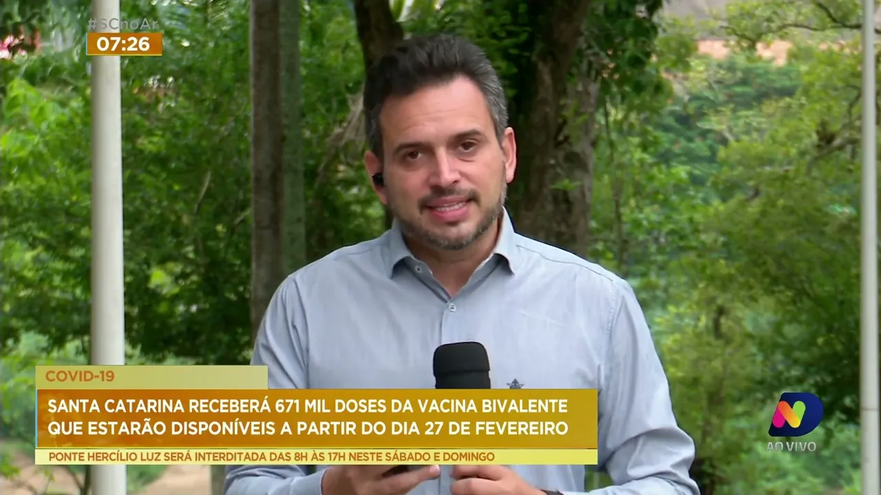 Está confirmada a chegada de mais de seis mil doses da vacina bivalente a SC no final do mês