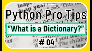 Python Pro Tips 04 What is Python Dictionary