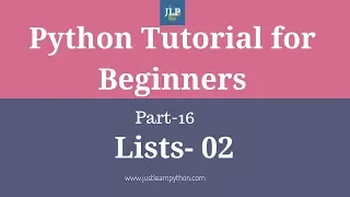 Python Tutorial For Beginners - Part