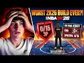 I Used the WORST Build in NBA 2K26