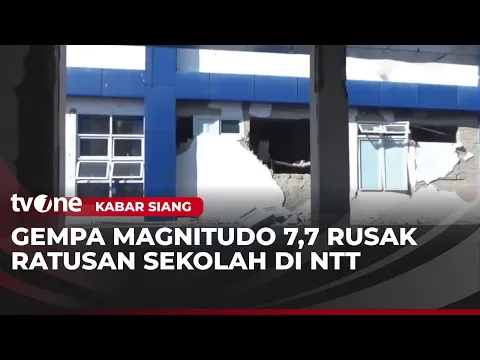 Ratusan Sekolah di NTT Rusak Dampak Gempa Magnitudo 7,7
