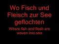rammstein-Reise, Reise lyrics and english translation