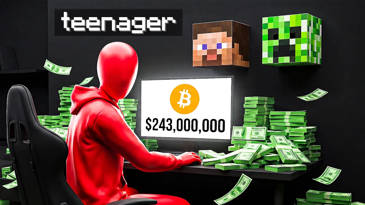 The Minecraft Kid Who Stole $240 Million Without Writing a Line of Code: video thumbnail