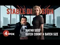 Stable Diffusion The Magic Seed Number and the Difference Between Batch Count and Batch Size