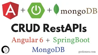Spring Boot Angular 6 example Spring Data REST MongoDb CRUD example