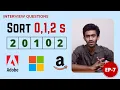 Microsoft-Amazon-Adobe Coding Question Sort 012s Daily Dose Ep-7 English code io