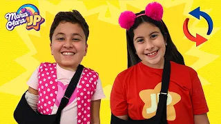 JP passa o dia todo imitando Maria Clara - Vídeo engraçados entre irmãos